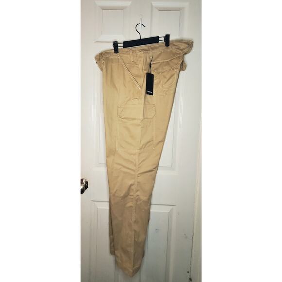 Mens Size 38x33 True Religion Cargo Straight Leg Pants Travertine Tan - Picture 3 of 9